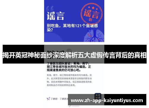 揭开英冠神秘面纱深度解析五大虚假传言背后的真相